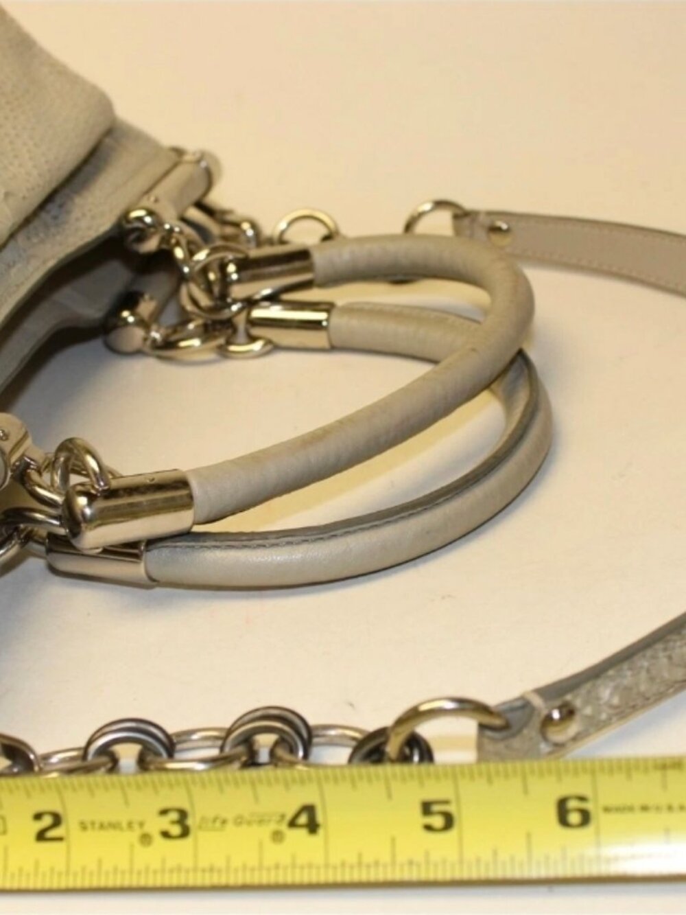 Coach RARE Madison Pinnacle Embossed Python Eva Shoulder Bag - Picture 4 of 16